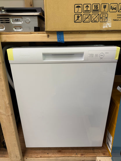 Hotpoint 24 in. Built-In Tall Tub Front Control Dishwasher with One Button in White