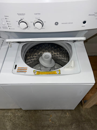 GE Unitized Spacemaker 3.8 cu. ft. Capacity Washer with Stainless Steel Basket and 5.9 cu. ft. Capacity Electric Dryer
