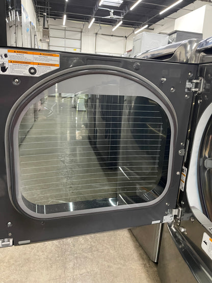 LG TurboWash Series  WT7700HVA
29 Inch 5.7 cu. ft. Top Load Washer with 14 Wash Cycles and LG SteamDryer Series  DLEX7700VE
29 Inch 9.0 cu. ft. Electric Dryer with 14 Drying Cycles