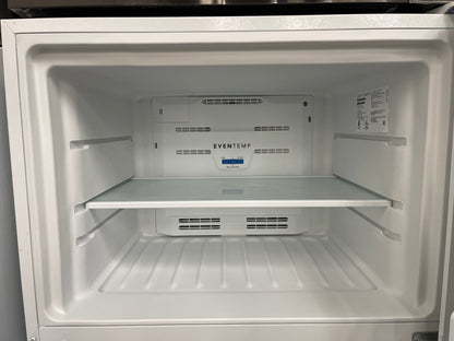 Frigidaire  FFTR1814WW
30 Inch Top Freezer Refrigerator with 18.3 Cu. Ft. Total Capacity, EvenTemp Cooling, Adjustable Shelves, Humidity-Controlled Crispers, Gallon Door Bins, LED Lighting, Ice Maker Ready, and ADA Compliant: White