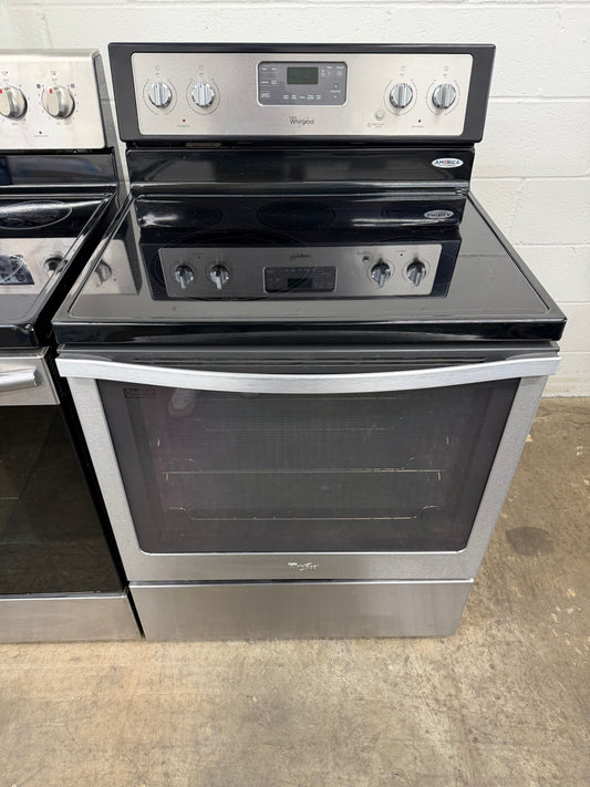 Whirlpool WFE540H0ES 30 Inch Freestanding Electric Range with Convection, 6.4 cu. ft. Convection Oven