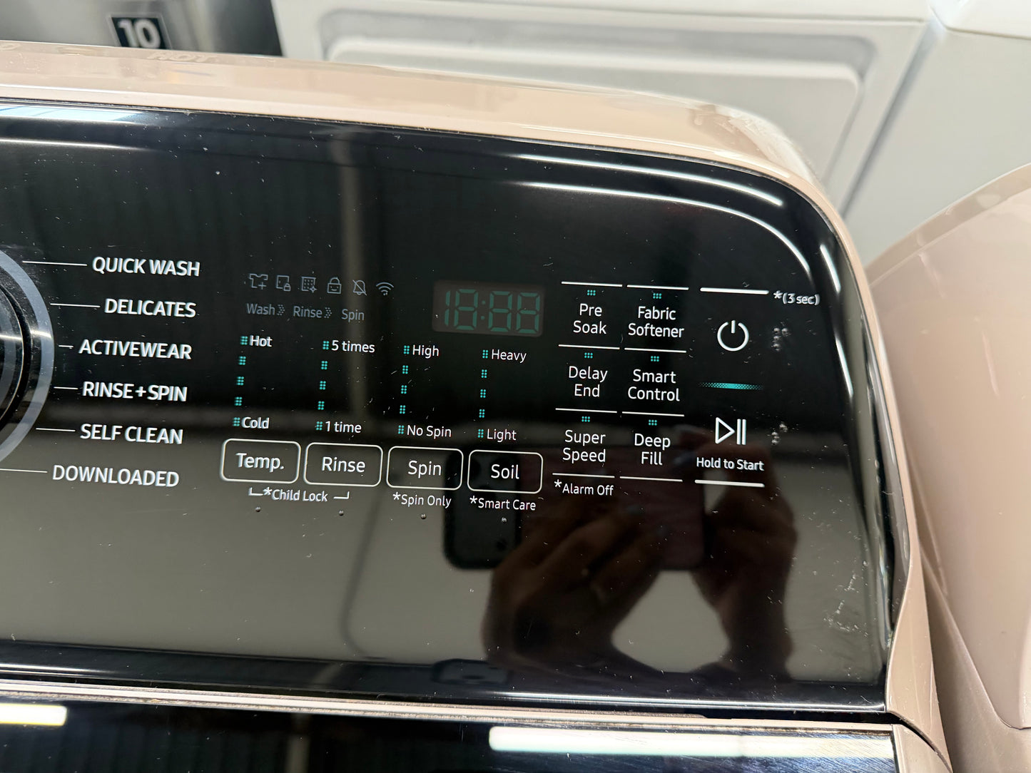 Samsung 5.2cu/ft Top Load Washer and Samsung Top Load Electric Dryer 7.4cu/ft