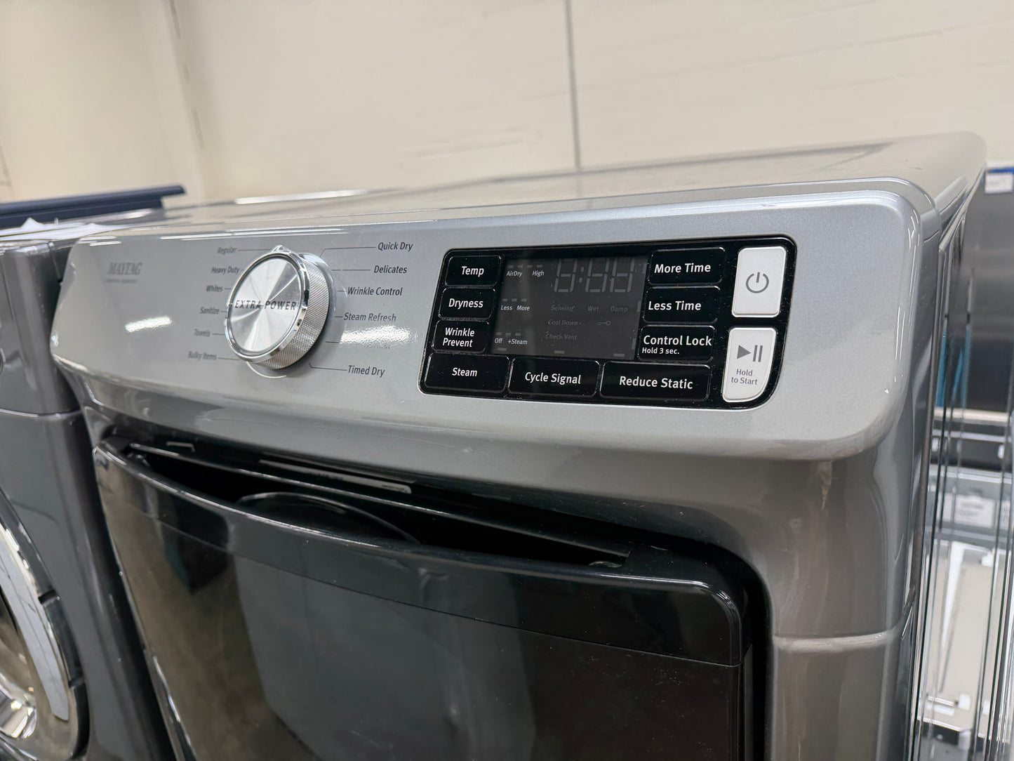 Maytag  MHW6630HC
27 Inch Front Load Washer with 4.8 cu. ft and Maytag  MED6630HC
27 Inch Electric Dryer with 7.3 Cu. Ft.