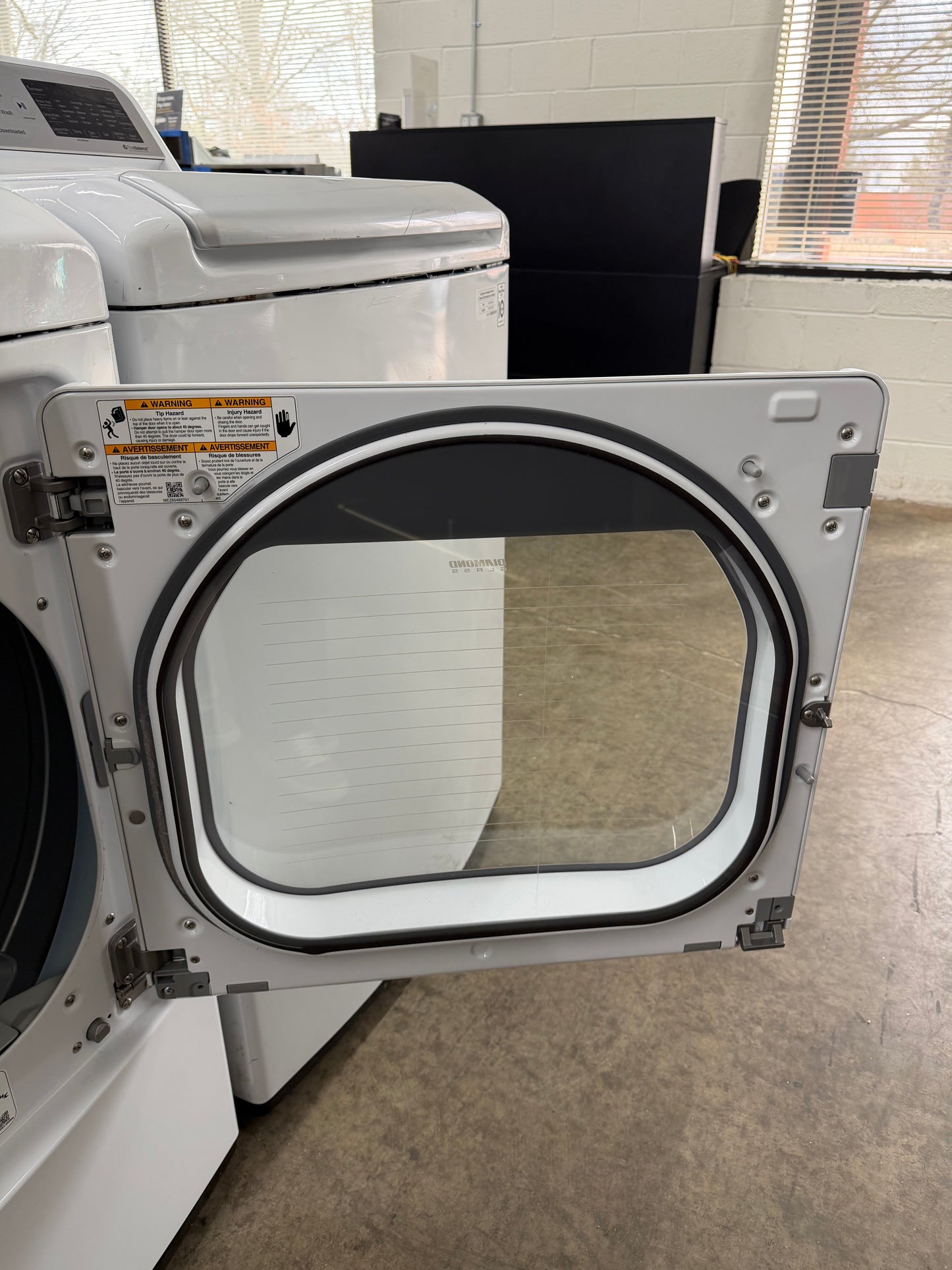 LG Top Load TurboWash 5.0 Cu. Ft. Washer and 7.3 Cu. Ft. EasyLoad Electric Dryer Set in White