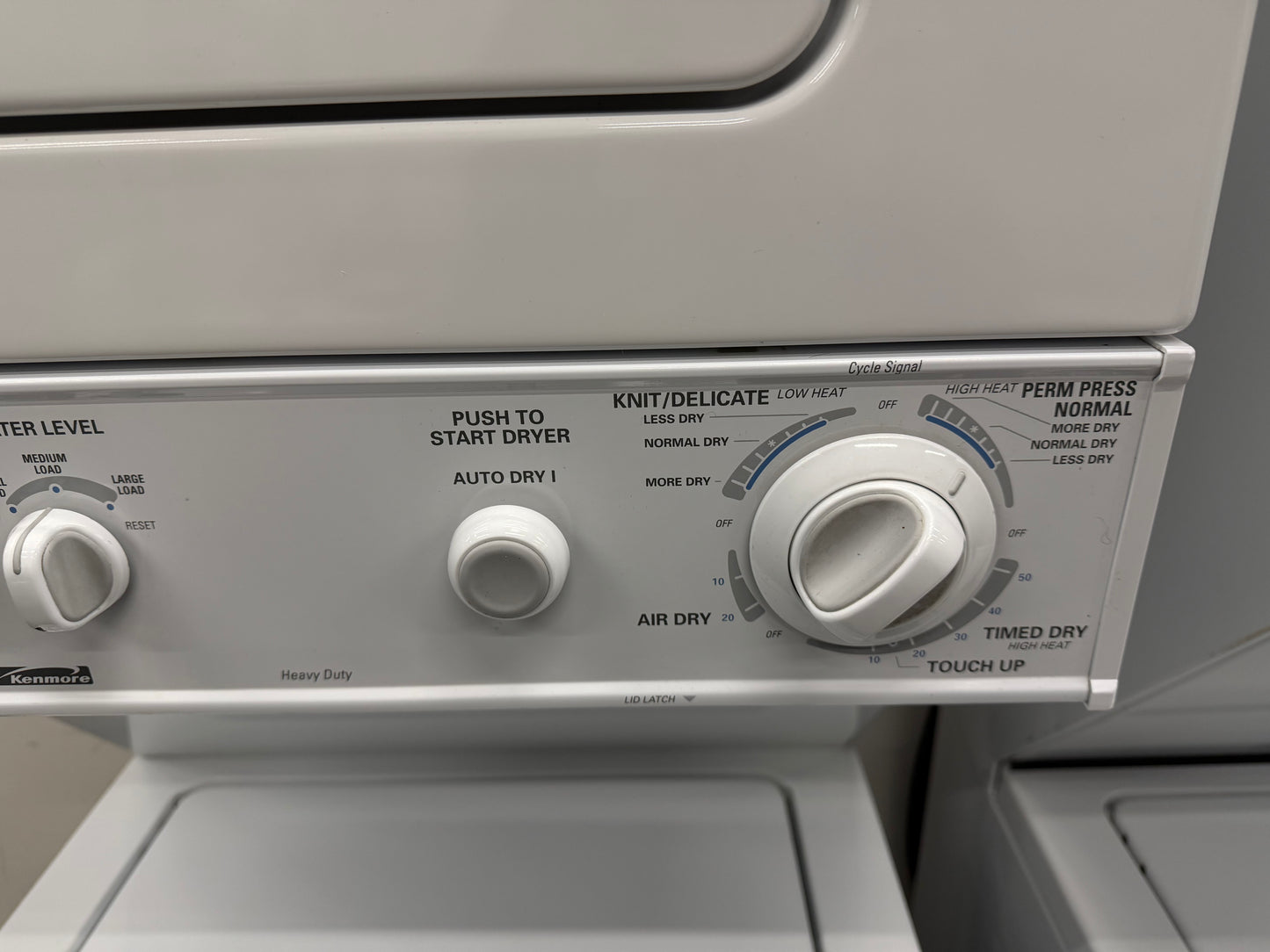 Kenmore 24” Stacked Washer and Electric Dryer Laundry Center – Model 110.88752796 – White