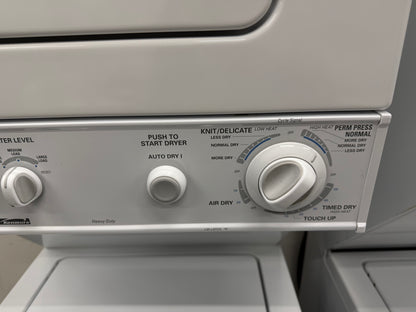 Kenmore 24” Stacked Washer and Electric Dryer Laundry Center – Model 110.88752796 – White