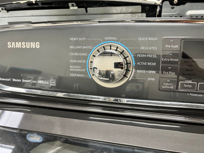 Samsung Top-Load Activewash 5.2-cu ft Washer and 7.5-cu ft Electric Dryer Mismatch Set (READ DESCRIPTION)