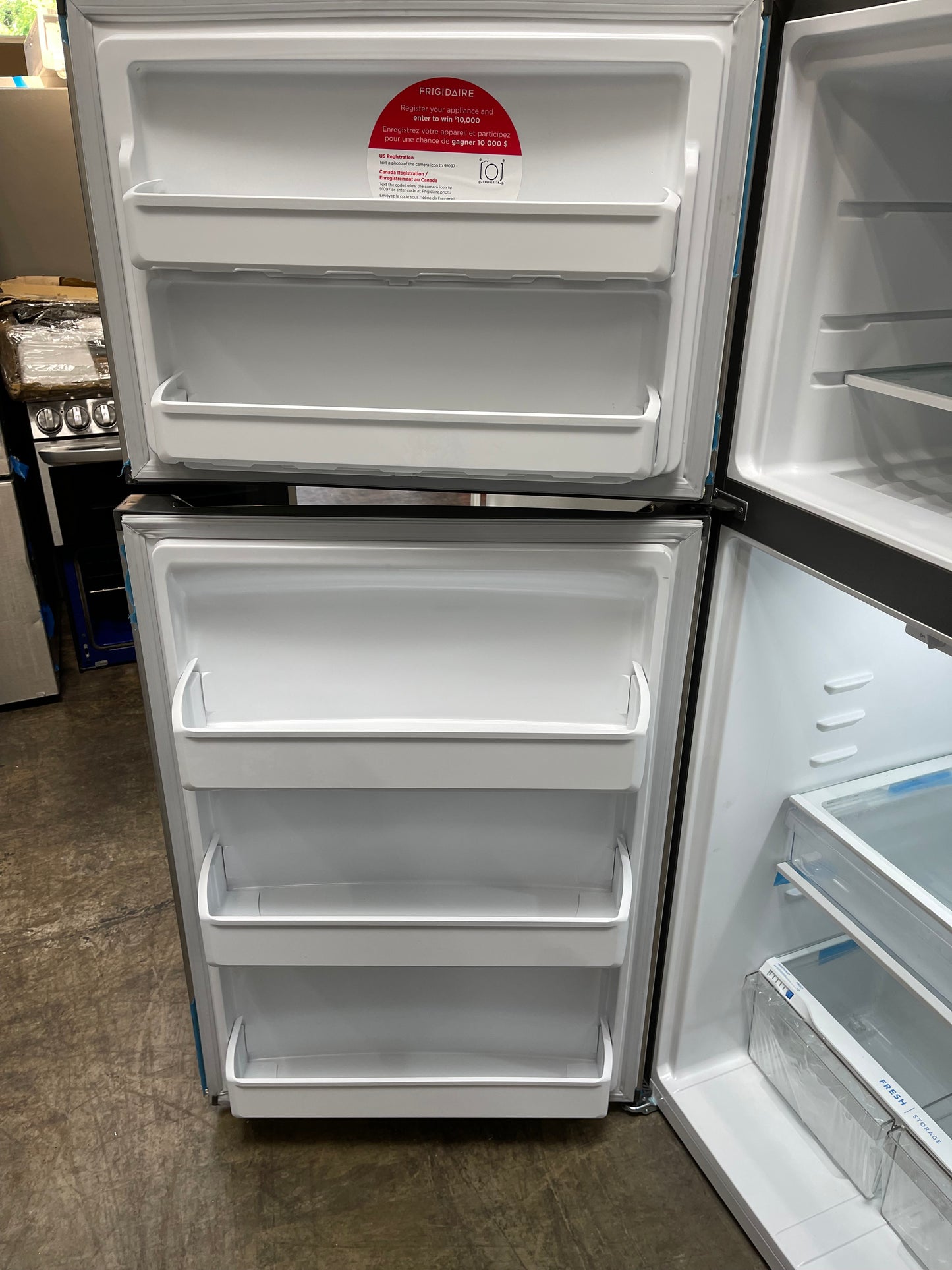 Frigidaire 20.0 Cu. Ft. Top Freezer Refrigerator in Stainless Steel