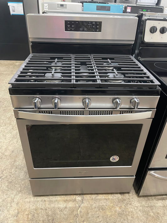 Whirlpool  WFG550S0LZ
30 Inch Freestanding Gas Range with 5 Sealed Burners, 5.0 cu. ft. Oven Capacity