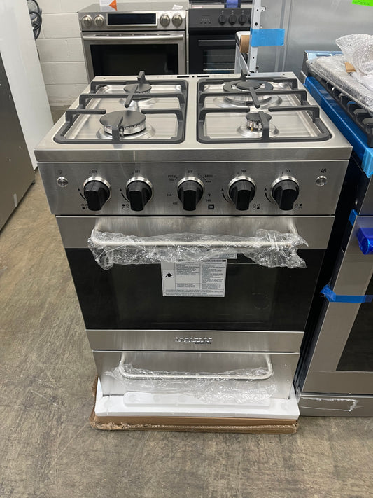 Prestige 24 in. 2.3 cu. ft. Gas Range with Convection Oven and Sealed Burners in Stainless Steel   Model # UGP-24V PC1 S/S