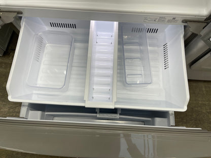 KitchenAid  KRFF507HPS
36 Inch Freestanding French Door Refrigerator with 26.8 cu. ft. Total Capacity, PrintShield Finish, ExtendFresh Temperature Management System, External Ice/Water Dispenser, Water Filtered, Star-K Certified, and ENERGY STAR : Stain