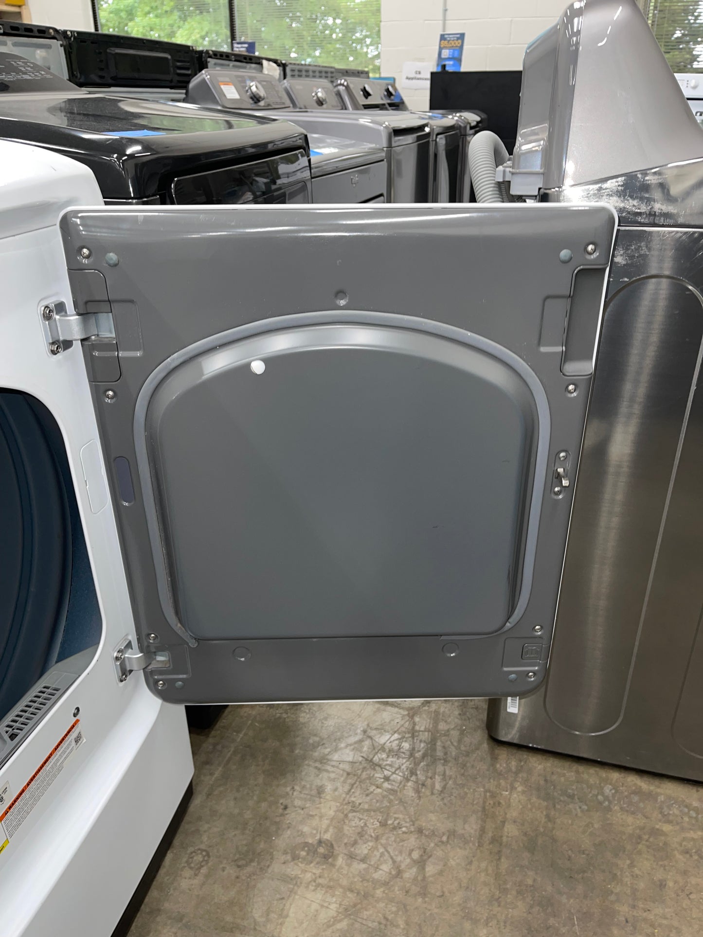 Samsung 5.0 cu. ft. Top Load Washer and 7.4 cu. ft. Electric Dryer