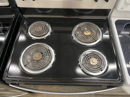 Whirlpool 30-in 4 burners 4.8-cu ft Freestanding Electric Range ( Stainless Steel )
Model #WFC150M0JS