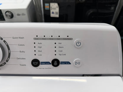 Insignia NS-TWM35W1 3.7 Cu. Ft. High Efficiency and Insignia- 6.7 Cu. Ft. Electric Dryer with Sensor Dry - White NS-TDRE67W1