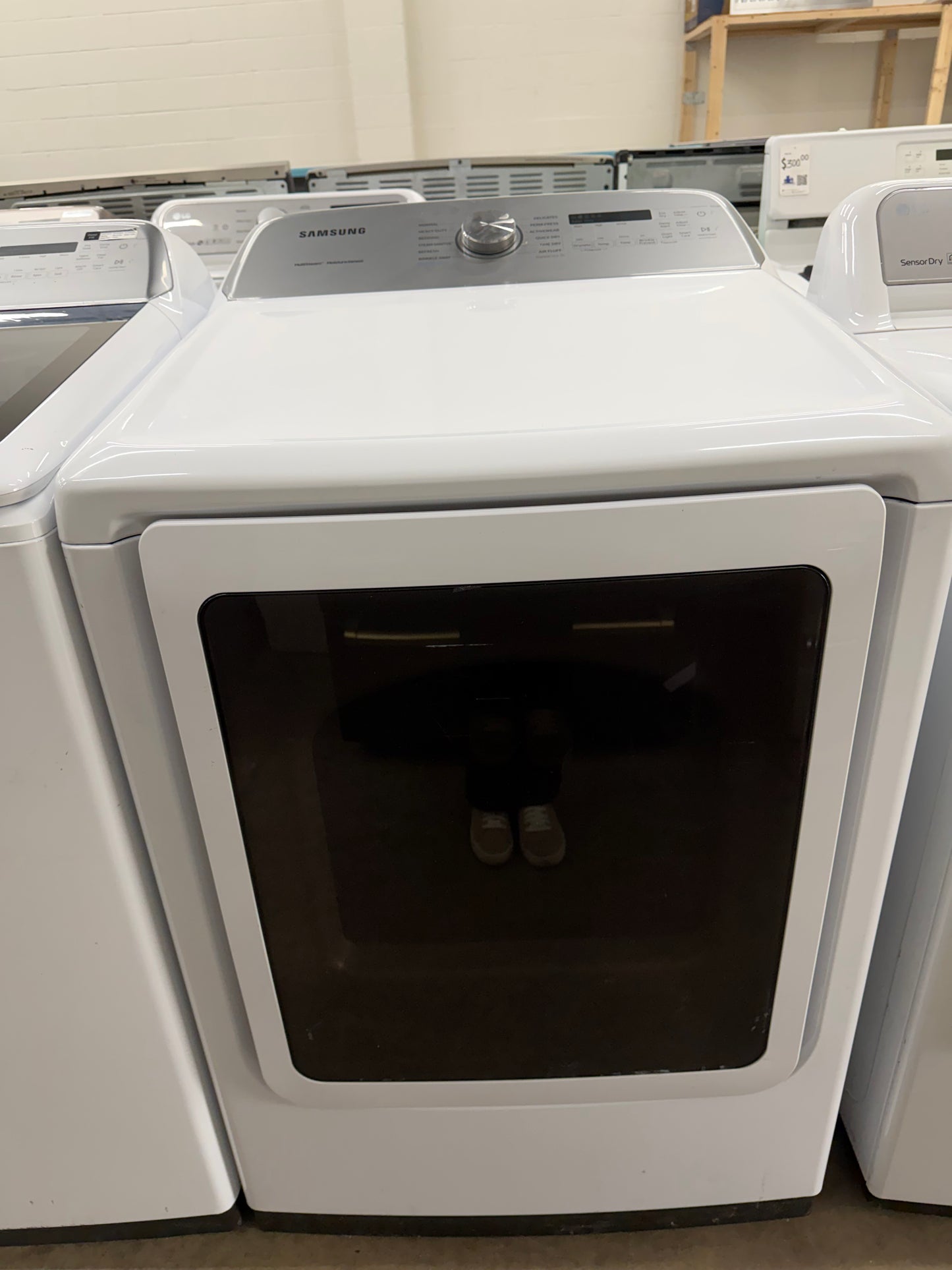 Samsung 5.4 cu. ft. Top Load Washer and 7.4 cu. ft. Electric Dryer