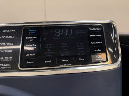 GE  GFW850SPNRS
28 Inch Front Load Smart Washer with 5.0 cu. ft. And GE  PFD87ESPVRS
28 Inch Smart Front Load Electric Dryer with 7.8 cu ft