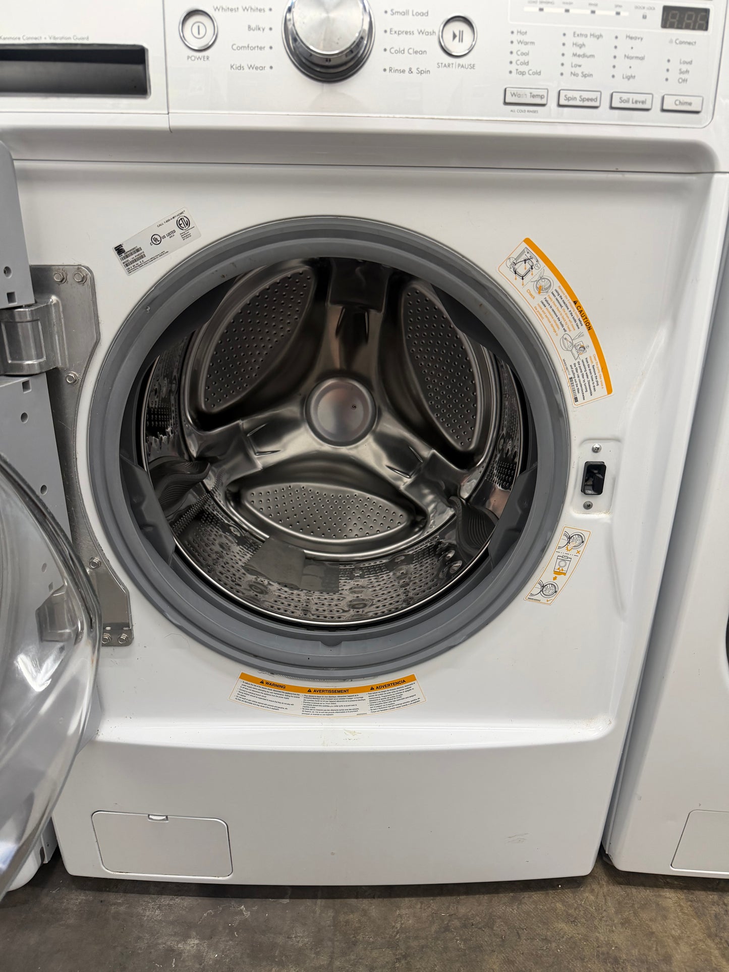 Kenmore 4.5cu/ft Front Load Washer and 7.3 Front Load Electric Dryer