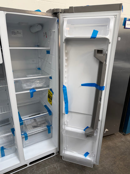 Frigidaire 25.6 Cu. Ft. Side by Side Refrigerator in Stainless Steel