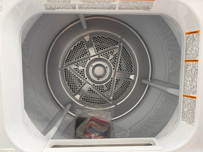 Frigidaire  FLCE7522AW
27 Inch Electric Laundry Center with 3.9 Cu. Ft. Washer Capacity, 10 Wash Cycles, 5.6 cu. ft. Dryer Capacity, 6 Dry Cycles, MaxFill Option, 4 Timed Dryer Cycles, and End-of-Cycle Signal