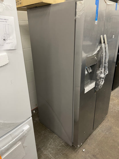 Frigidaire 25.6 cu. ft. Side by Side Refrigerator in Stainless Steel, Standard Depth