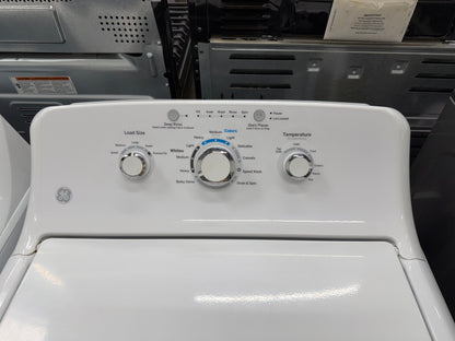 GE 4.2 cu. ft. Capacity Washer with Stainless Steel Basket Model#: GTW460ASJ5WW  and GE 7.2 cu. ft. Capacity aluminized alloy drum Electric Dryer

Model #:GTD42EASJWW