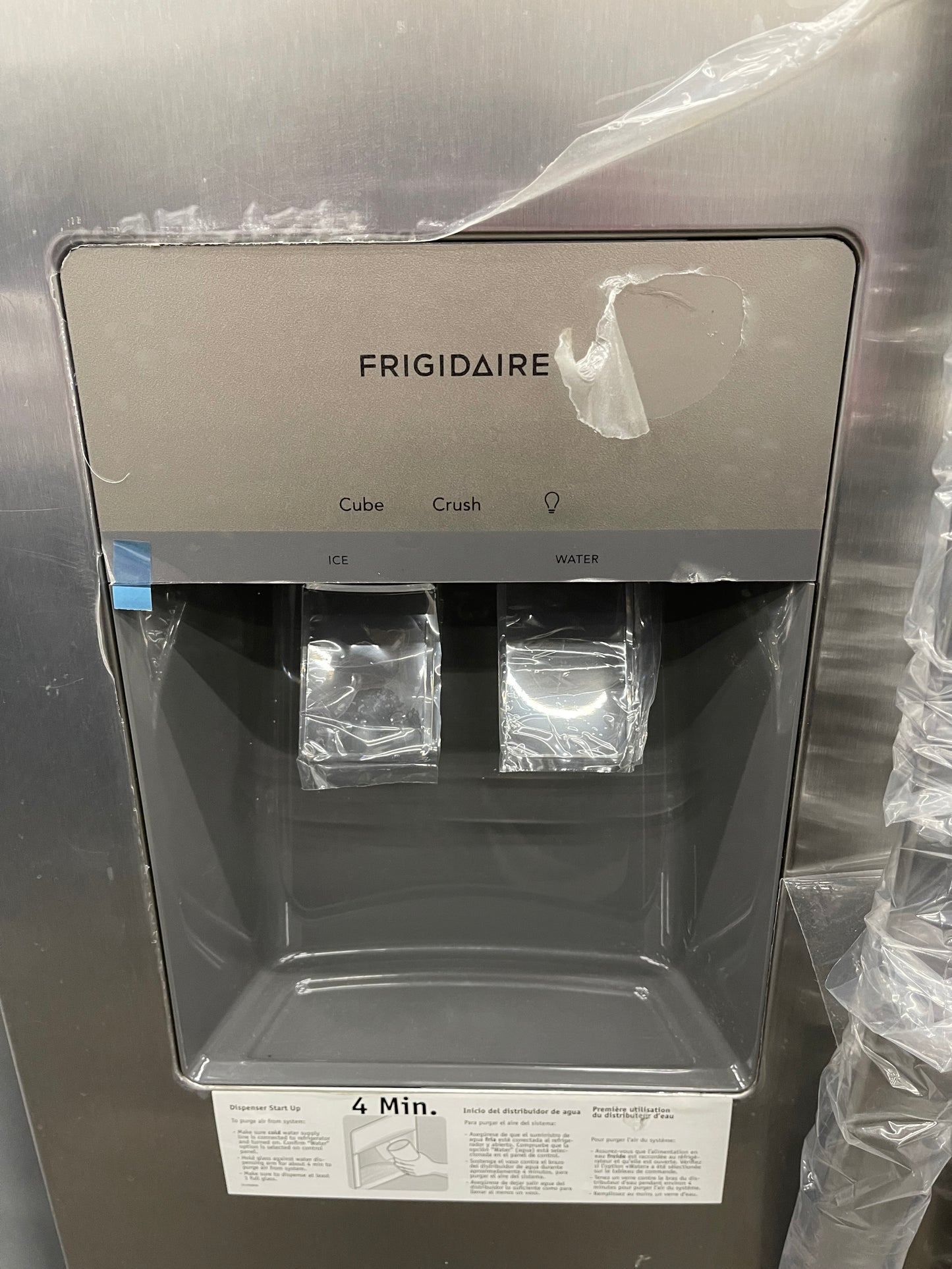 Frigidaire 25.6 cu. ft. Side by Side Refrigerator in Stainless Steel, Standard Depth