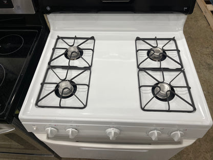 GE 30” Free‑Standing Gas Range JGBS17PEA4WH