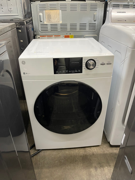 GE  GFD14ESSNWW
24 Inch Electric Dryer with 4.3 Cu. Ft. Capacity, 13 Dryer Programs, Sensor Dry, Sanitize, Delay Start, Quick Dry, and Energy Star