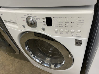 LG  WM2101HW
27 Inch Front-Load Washer with 4.0 cu. ft. And LG  DLE2101W
27 Inch Electric Dryer with 7.3 cu. ft.