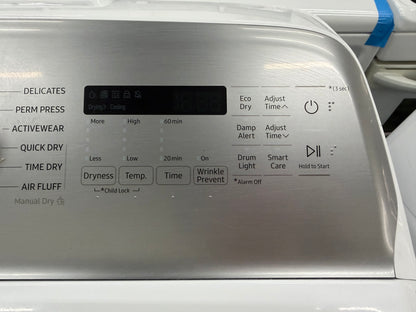 Samsung 5.4 cu. ft. Top Load Washer and 7.4 cu. ft. Electric Dryer