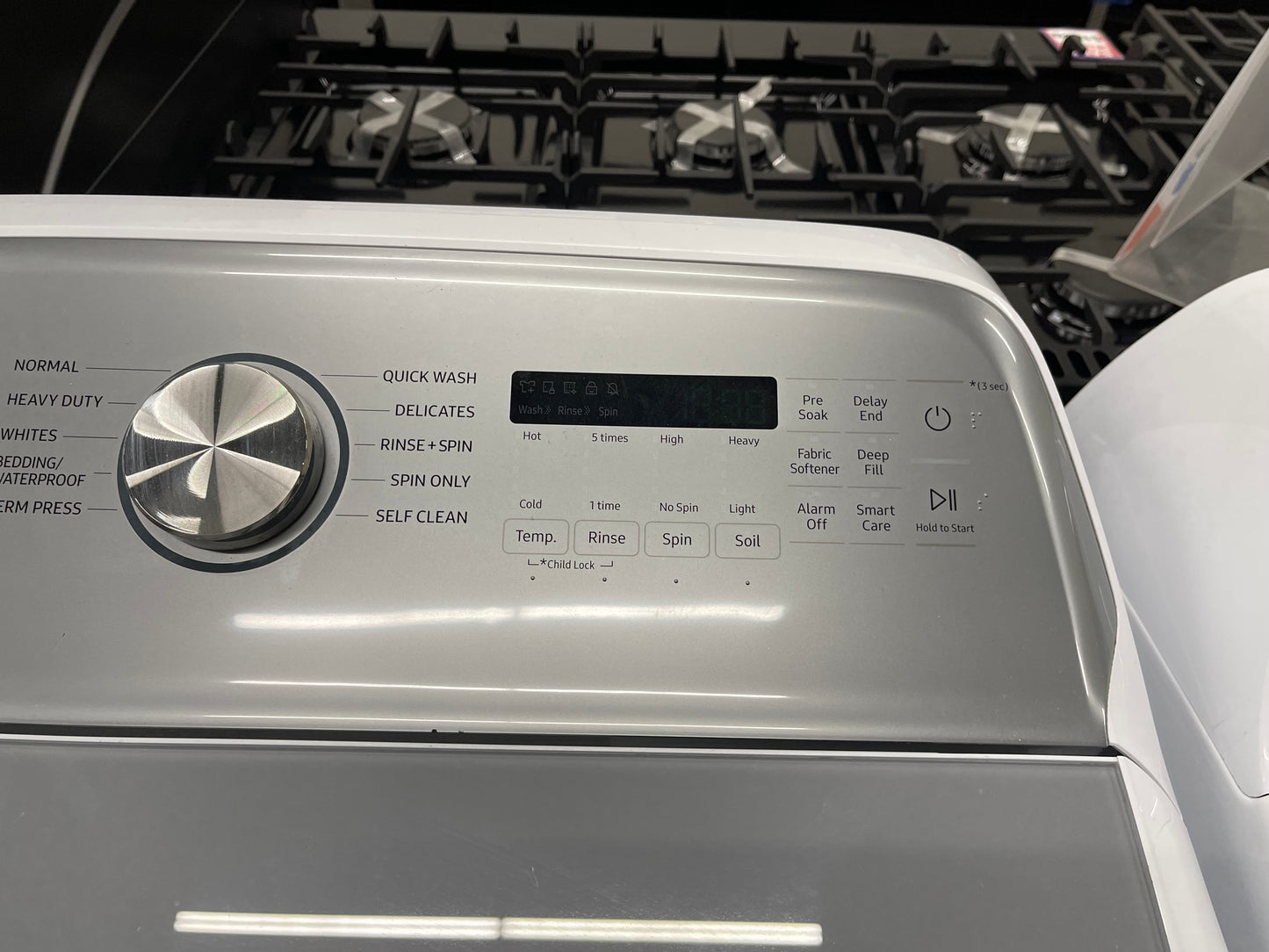 Samsung 5.0 cu. ft. Top Load Washer and 7.4 cu. ft. Electric Dryer
