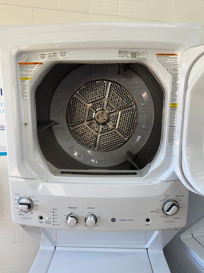 GE Unitized Spacemaker® ENERGY STAR 3.9 cu. ft. Capacity Washer with Stainless Steel Basket and 5.9 cu. ft. Capacity Electric Dryer

Model #:GUD27EESM1WW