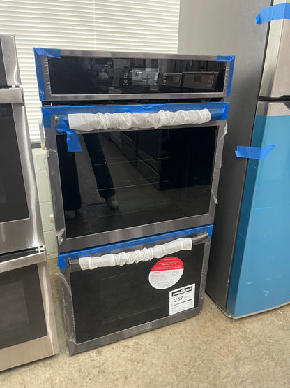 Frigidaire Gallery 27" Smudge-Proof Black Stainless Steel Double Electric Wall Oven Model: GCWD2767A