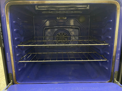 LG  LRE3083ST
30 Inch Electric Range with True Convection, IntuiTouch Controls, EasyClean , 5 Heating Elements, Power Burner, 6.3 cu. ft. Capacity, Brilliant Blue Interior, Storage Drawer and Star-K Certified: Stainless Steel