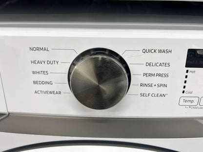 Samsung Stackable Front-Load HE 4.5 Cu. Ft. Washer and 7.5 Cu. Ft. Electric Dryer Set in White
