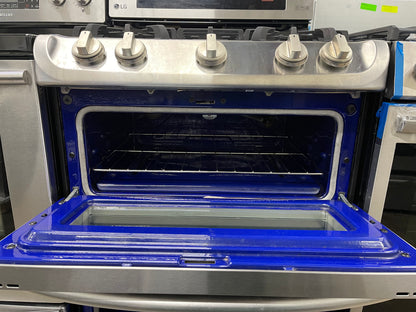 6.9 cu. ft. Gas Double Oven Range with ProBake Convection and EasyClean- Model:LDG4313ST