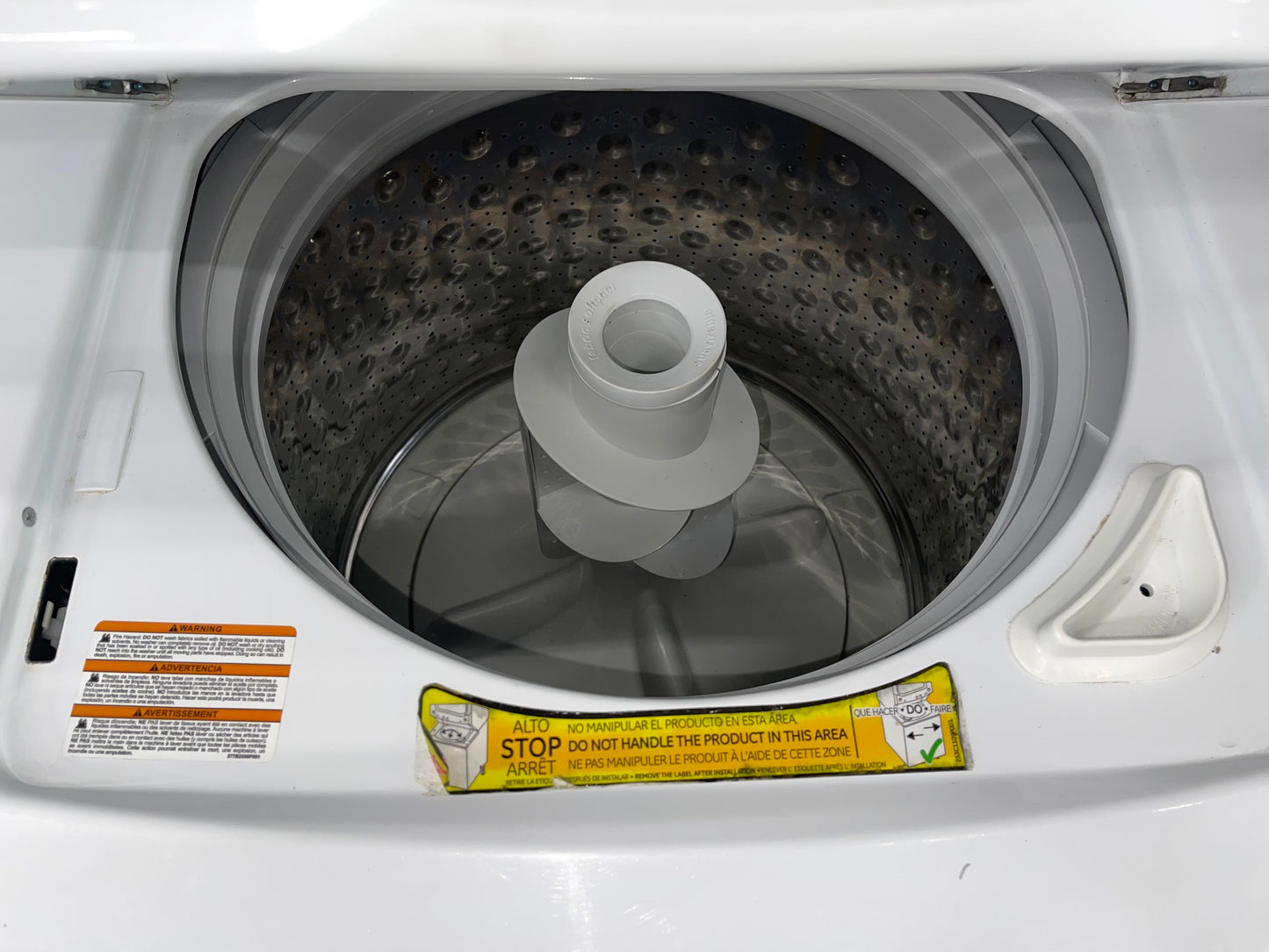 GE Unitized Spacemaker 3.8 cu. ft. Capacity Washer with Stainless Steel Basket and 5.9 cu. ft. Capacity Electric Dryer