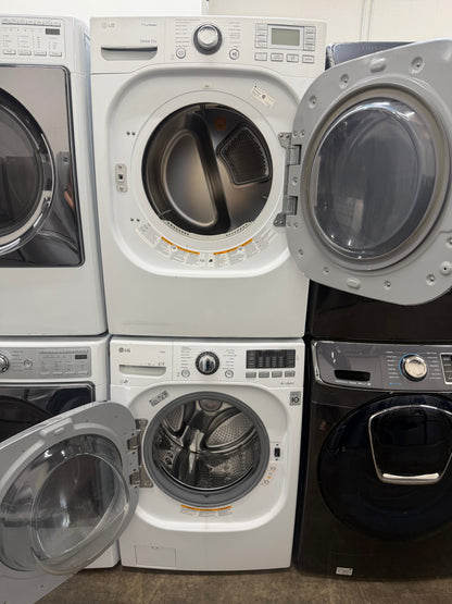 LG 4.5 Cu. Ft. Front Load Washer and 7.3 Front Load Electric Dryer