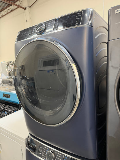 GE  GFW850SPNRS
28 Inch Front Load Smart Washer with 5.0 cu. ft. And GE  PFD87ESPVRS
28 Inch Smart Front Load Electric Dryer with 7.8 cu ft