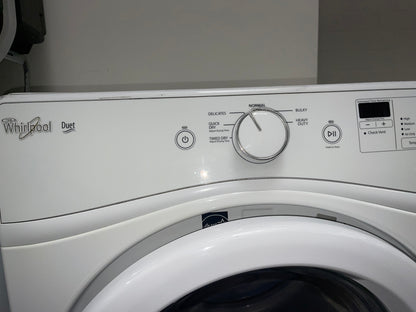 Whirlpool Duet Front-Load Washer 4.5 cu. ft. and 7.4 cu. ft. Electric Dryer Set in White