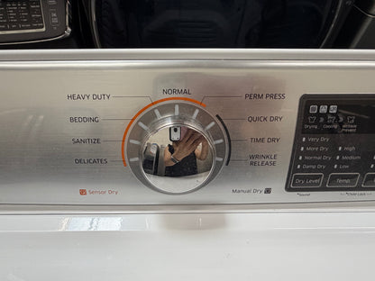 Samsung WA45H7000AW/A2 Top Load Washer – 4.5 Cu. Ft. And Samsung Electric Dryer – 7.4 Cu. Ft.