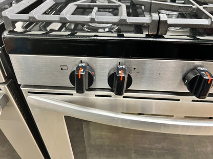 Frigidaire 30-in 5 Burners 5-cu ft Self Cleaning Gas Range in Stainless Steel-Model #FFGF3054TS
