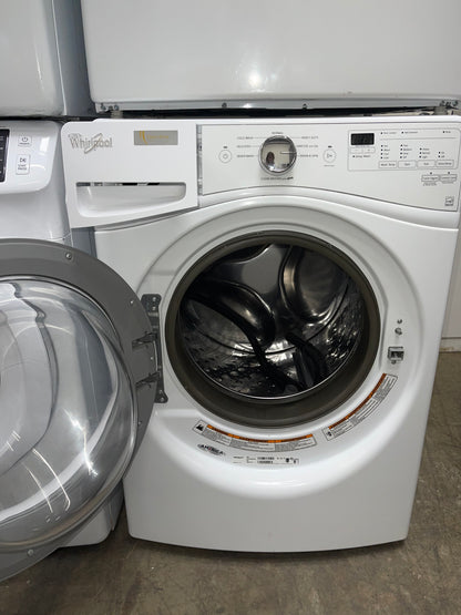 Whirlpool Duet Front-Load Washer 4.5 cu. ft. and 7.4 cu. ft. Electric Dryer Set in White