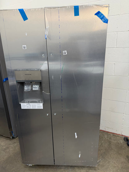 Frigidaire 25.6 cu. ft. Side by Side Refrigerator in Stainless Steel, Standard Depth