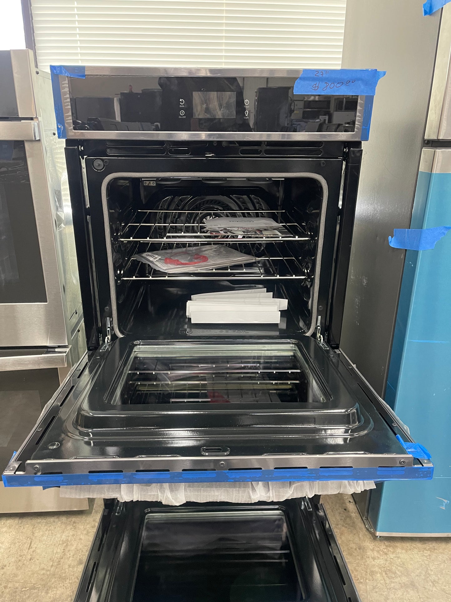 Frigidaire Gallery 27" Smudge-Proof Black Stainless Steel Double Electric Wall Oven Model: GCWD2767A