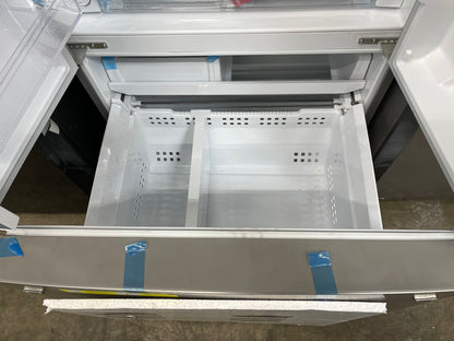 Frigidaire 28.8-cu ft 3-Door French Door Refrigerator With Ice Maker with Water Dispenser in Stainless Steel-Model #FRFN2813AF