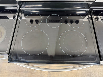 Frigidaire 30 in. 5 Burner Element Freestanding Electric Range in Stainless Steel-FCRE3052AS