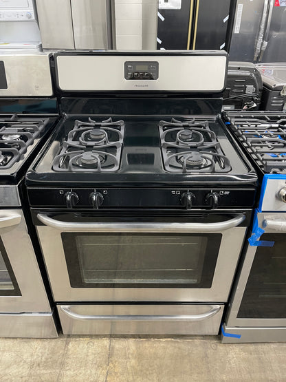 Frigidaire 30" Freestanding Gas Range in Stainless Steel