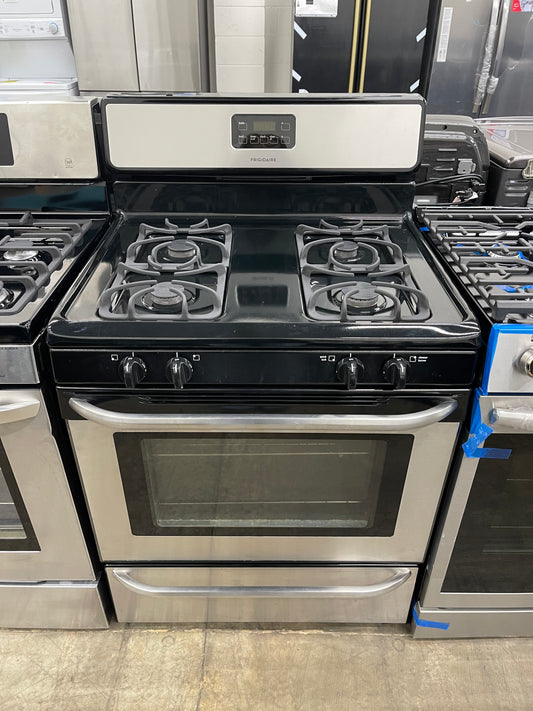 Frigidaire 30" Freestanding Gas Range in Stainless Steel