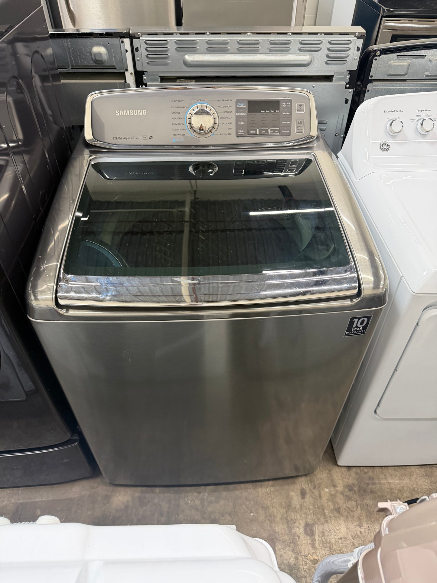 Samsung WA56H9000AP/A2 Top Load Washer – 5.6 Cu. Ft. Steam Washer